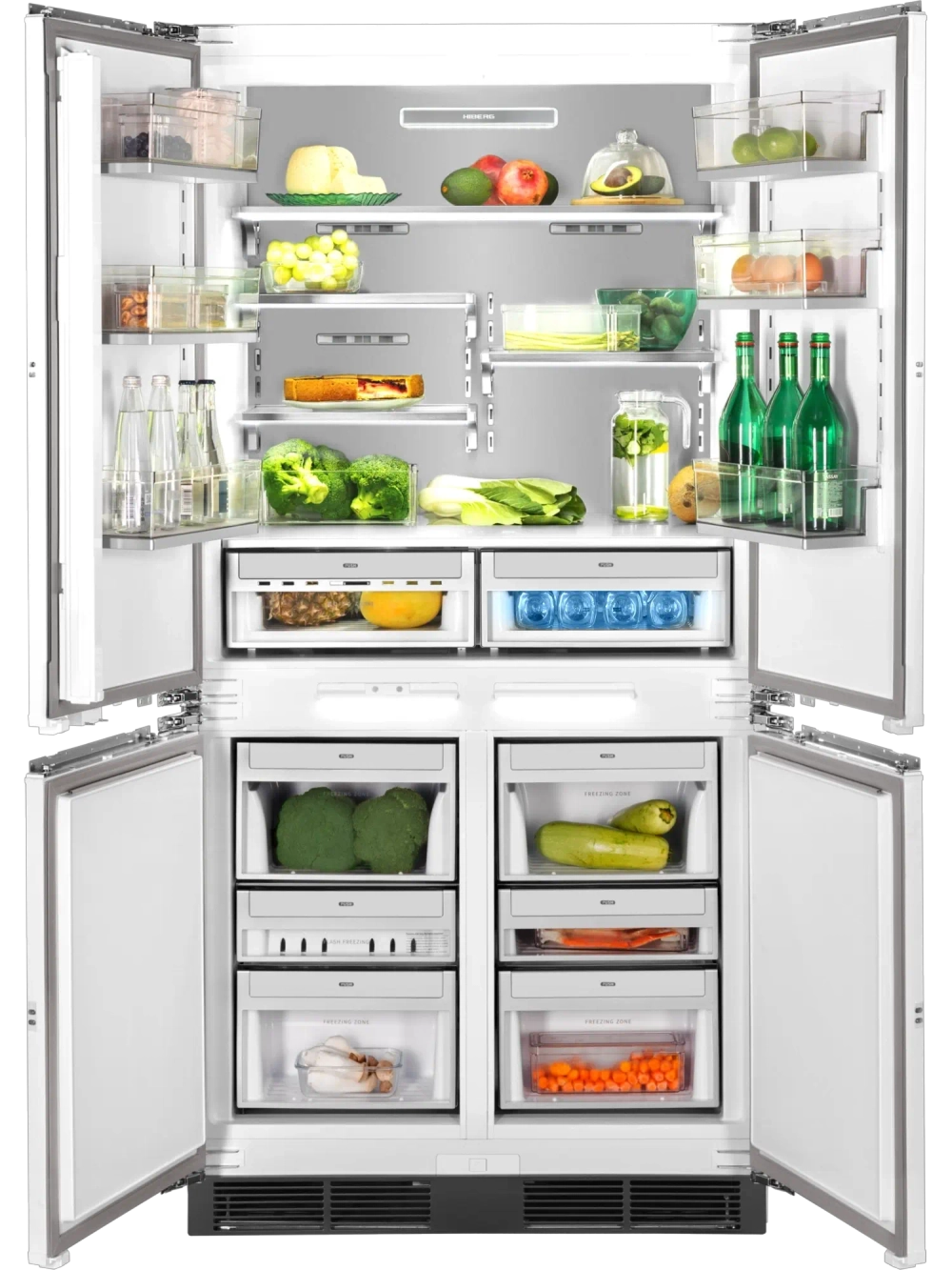 Встраиваемый холодильник Hiberg S-RFQ 800 W