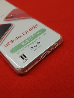Realme C31 4G (RMX3501) / Чехол накладка-бампер (прозрачный)