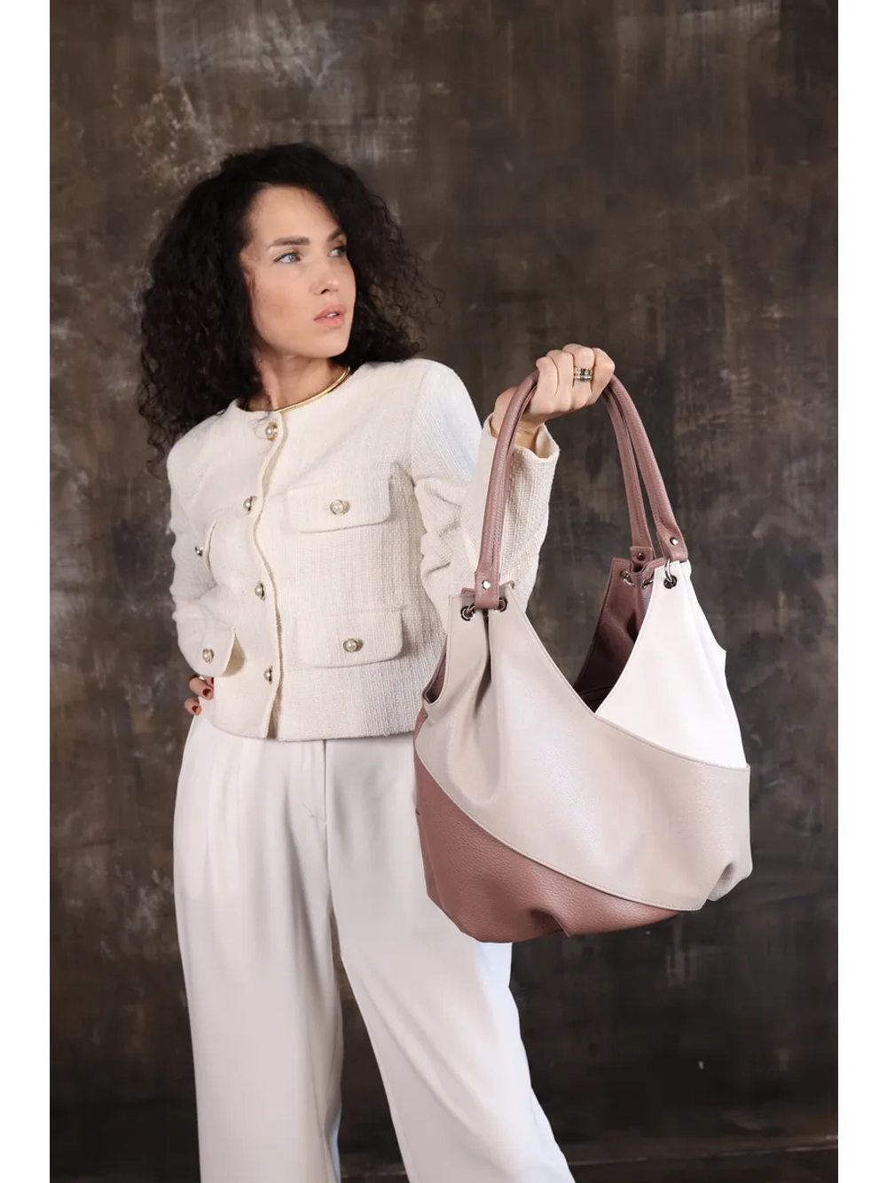 Сумка женская большая через плечо классическая