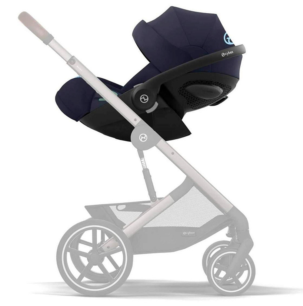Коляска Cybex Priam IV Chrome Brown complete и автокресло Cloud G i-Size Ocean Blue Plus 3 в 1 Mirage Grey