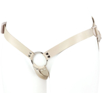 Телесный поясной фаллоимитатор - 22 см. (Цвет: телесный)