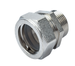 НИКЕЛЬ Муфта для гоф. трубы 20х1" нар. VER-PRO (80/2шт)