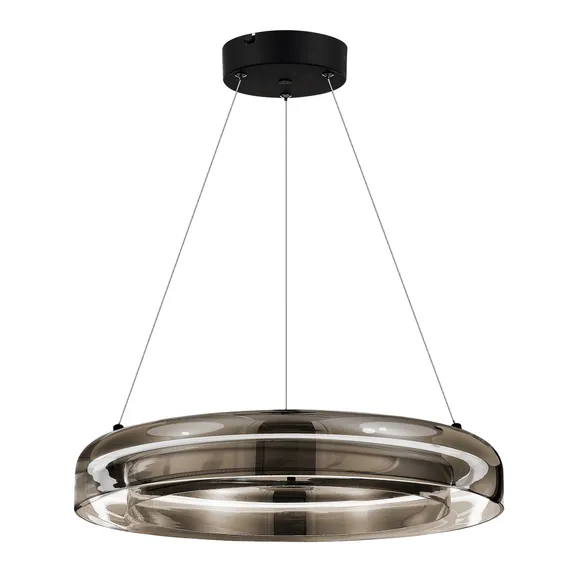 SL6019.333.01 Светильник подвесной ST-Luce Черный/Дымчатый, Белый LED 1*36W 3000K FORAY