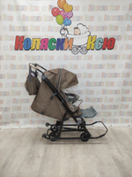 Санки-коляски Galaxy Snow kids 3-2С бронза