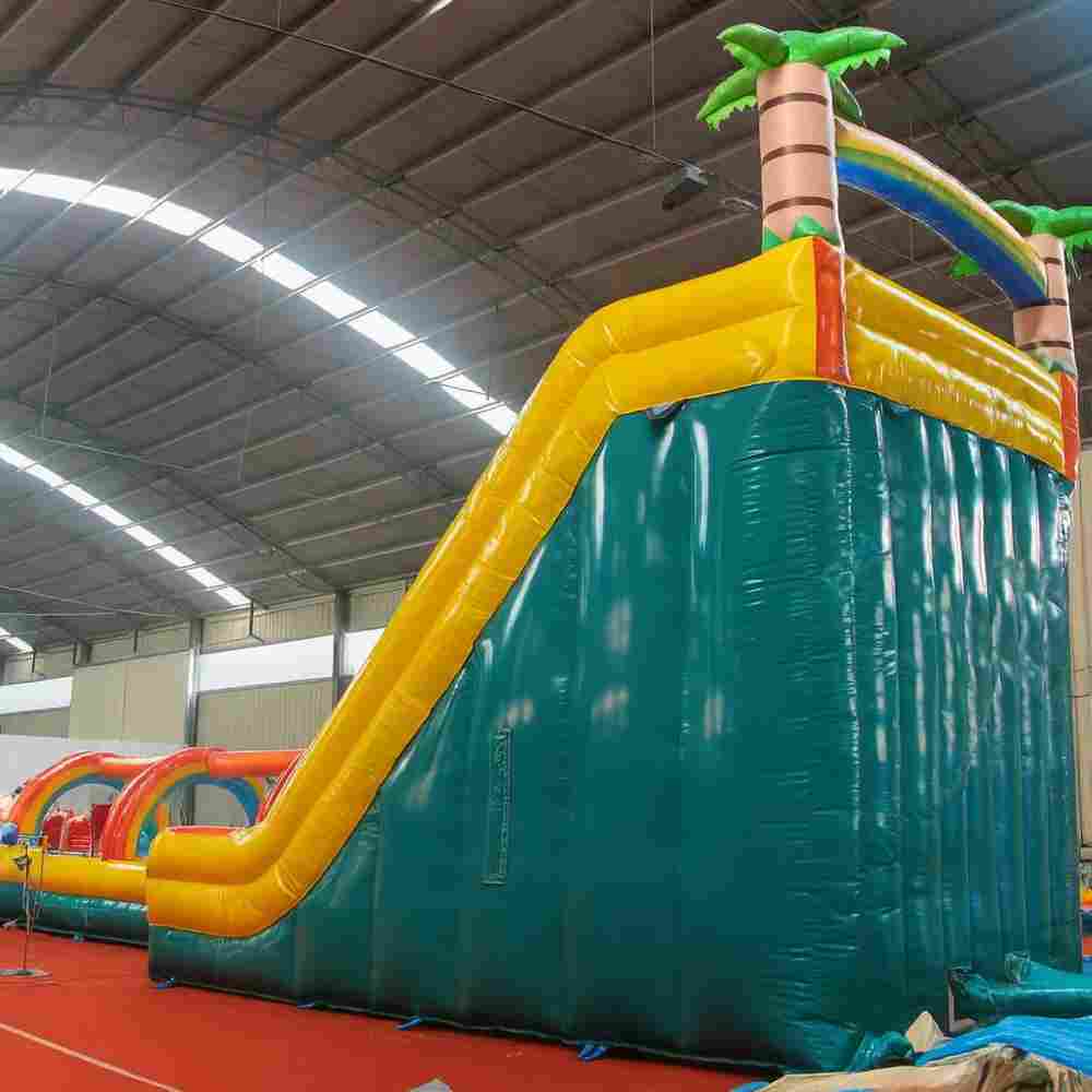 Водная горка с бассейном «Тропические выходные», 11*4*5 м