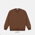  Толстовка мужская Carhartt WIP Chase Sweatshirt артикул:I033660_chocolate - купить в магазине Дайс