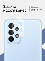 Стекло на камеру ROSCO для Samsung Galaxy A23 оптом (арт. SS-A23-CLEAR-CAM-GLASS)