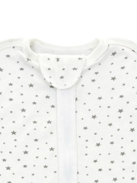 Утепленный кокон Звездочки gray