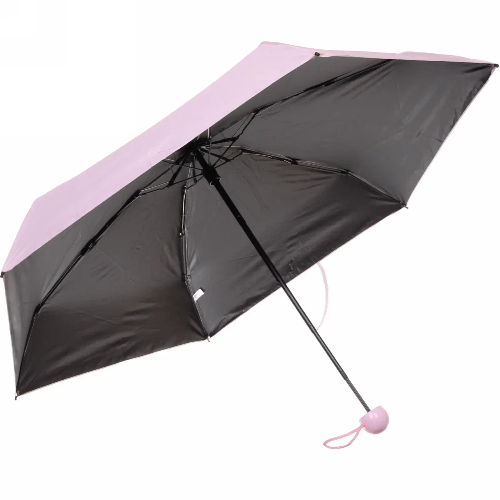 Зонт женский механический в пласт. тубе «Ультрамарин», микс 4 цвета, 8 спиц, d-90см, длина в слож. виде 19см