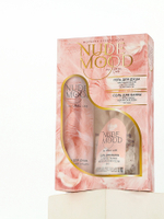 Подарочный набор NUDE MOOD, гель для душа 250 мл, аромат вишни и соль для ванны с лепестками розы 150 г, URAL LAB