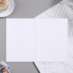 Открытка с деревянным элементом "Поздравляю!" ручная работа, мишка, 14,7х10,5 см