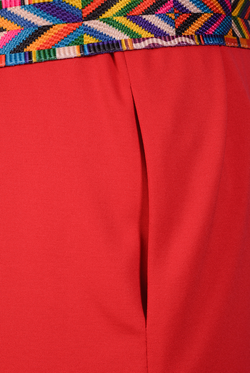 Трикотажное платье 2666АП, красный #234Кг052666АП