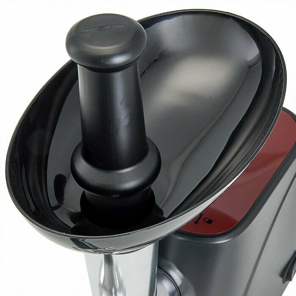 Мясорубка DELTA DL-6106M черный с красным