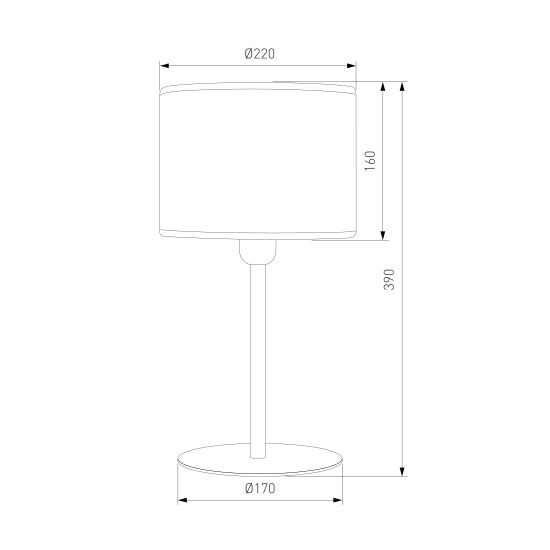 5552 / настольный светильник / Juta