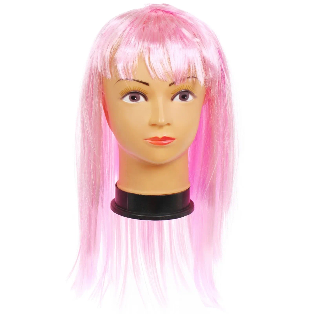 Парик карнавальный «Роскошь» 50 см (120 гр), Розовый