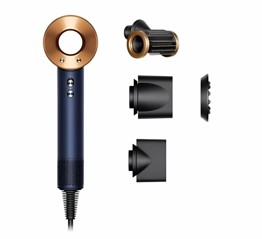 Фен Dyson Supersonic HD15 Prussian Blue/Copper, с кейсом