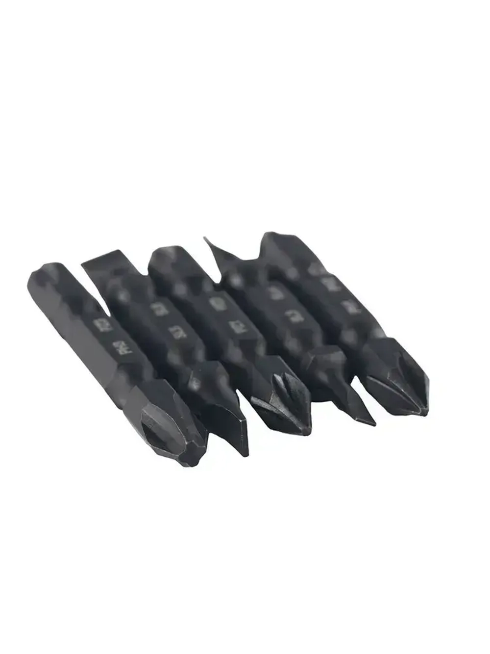 Набор бит двухсторонних 5 шт S2 PH1 x PH2 PZ1 x PZ2 PH3 x PZ3 Sl3 x Sl4 Sl5 x Sl6 50 мм RAGE by VIRA