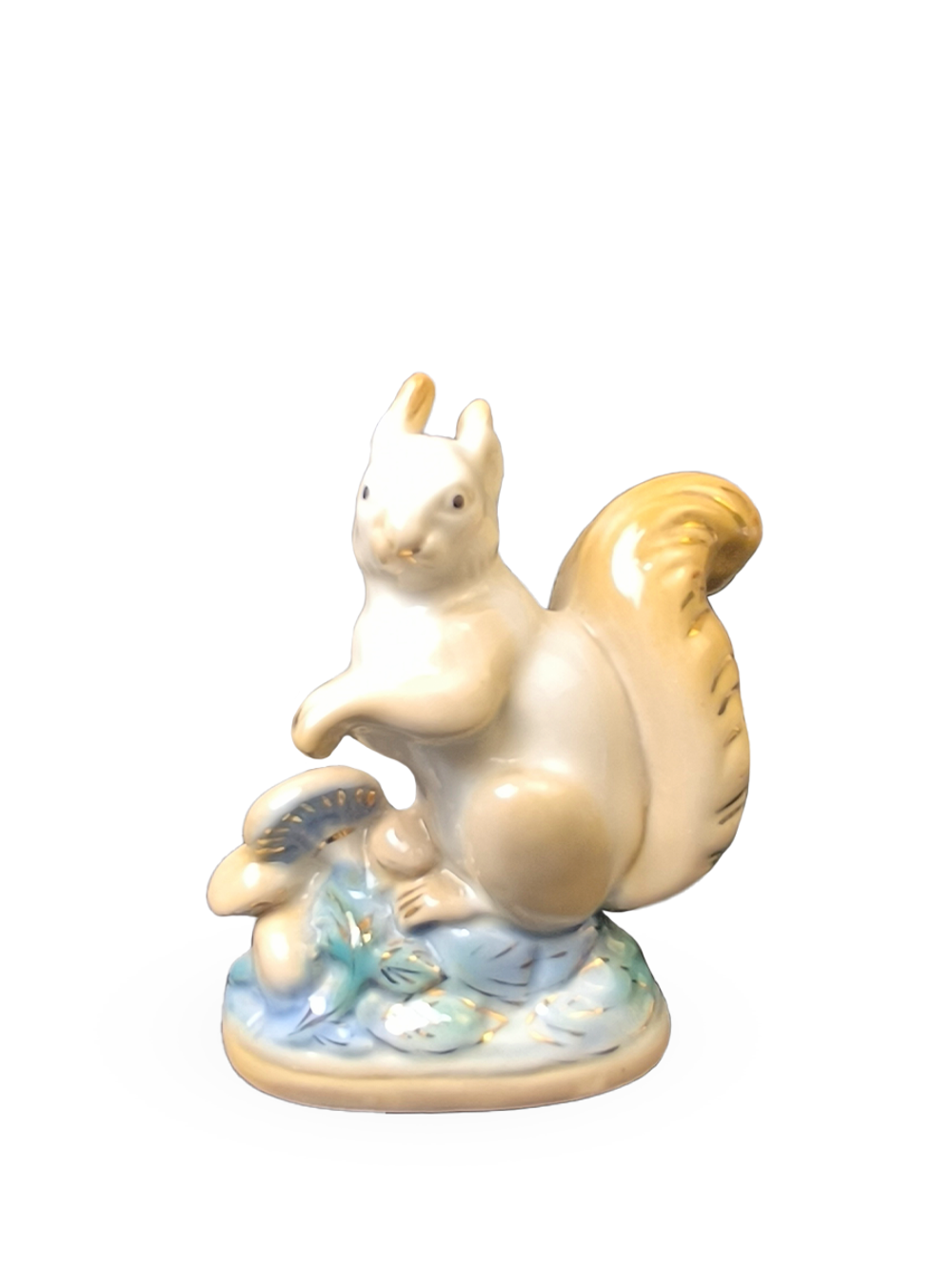 Фарфоровая статуэтка "Белка" Гжель