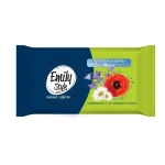 Салфетки влажные Универсальные 15 шт ЛУГОВЫЕ ЦВЕТЫ Emily Style