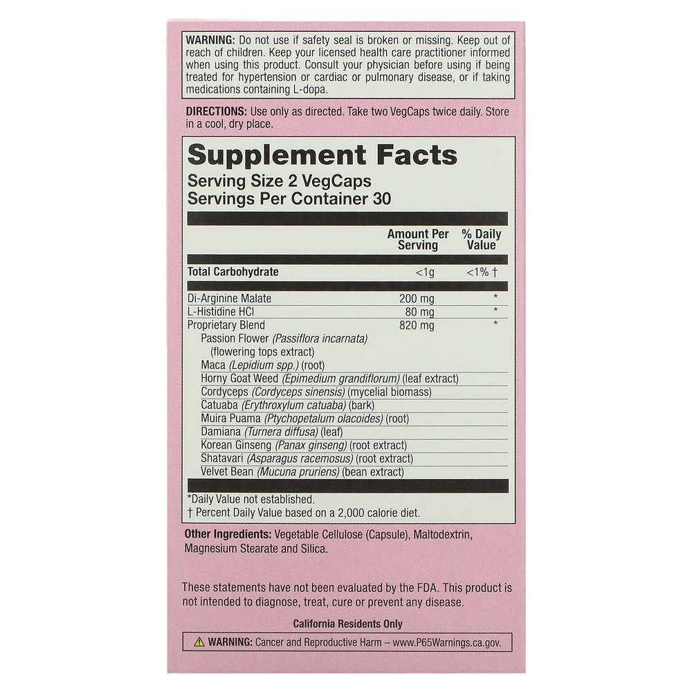 Natural Balance, Cobra Women, 60 капсул на растительной основе