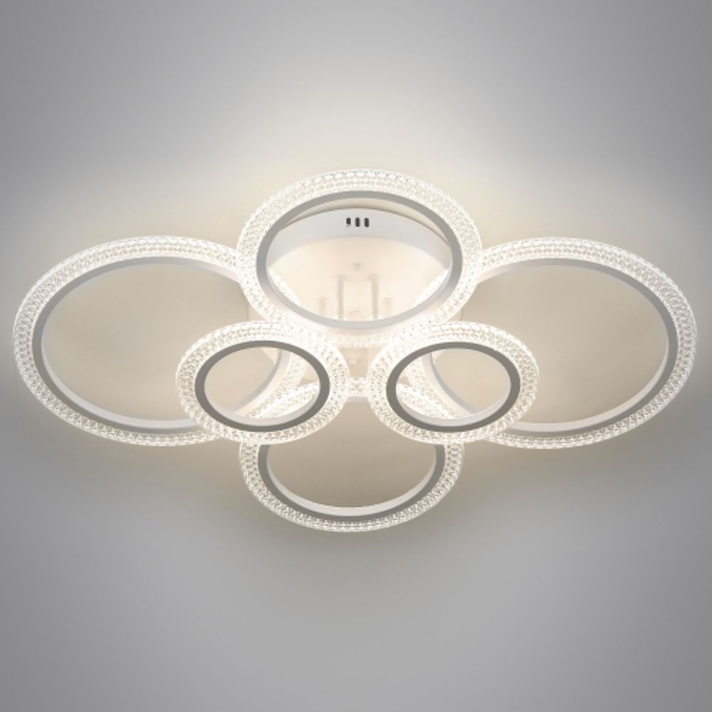 Светильник потолочный светодиодный Rivoli Marion 6107-109 132 Вт LED 2800К - 6200К модерн с пультом | Rivoli