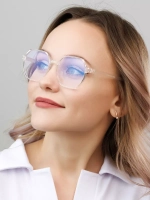 Очки для компьютера имиджевые защитные прозрачные нулевки