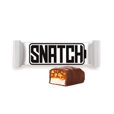 Батончик глазированый SNATCH с арахисом и карамелью 45 гр