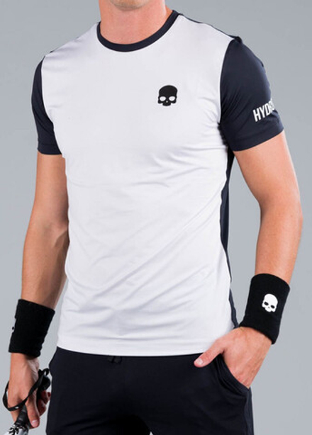 Мужская теннисная футболка Hydrogen Padel Team Tech Tee Man - black/white