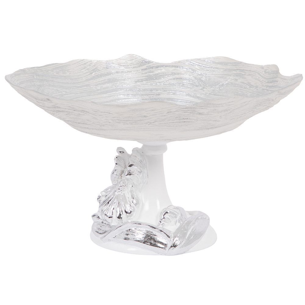 Фруктовница-конфетница Ирис Визир Античное Серебро