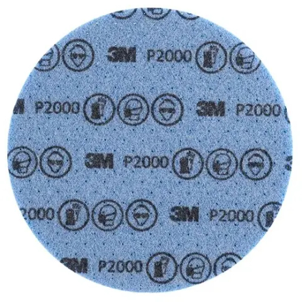 Круг шлифовальный гибкий 3M P2000 D150 на вспененой основе