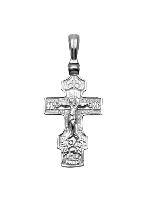 Крест из серебра/Чернение