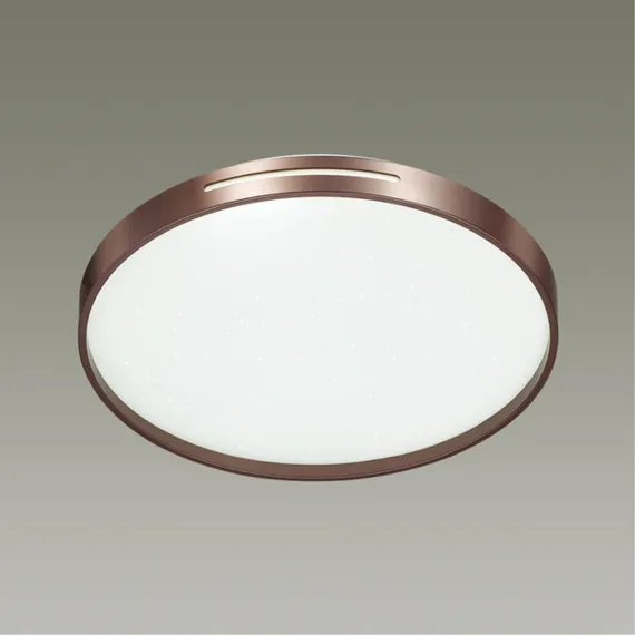2075/DL PALE SN 000 Светильник пластик/белый/коричневый LED 48Вт 3000-6300K D390 IP43 пульт ДУ GETA COFFEE