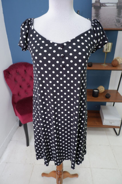 Платье Pull&Bear в горошек 44 размер