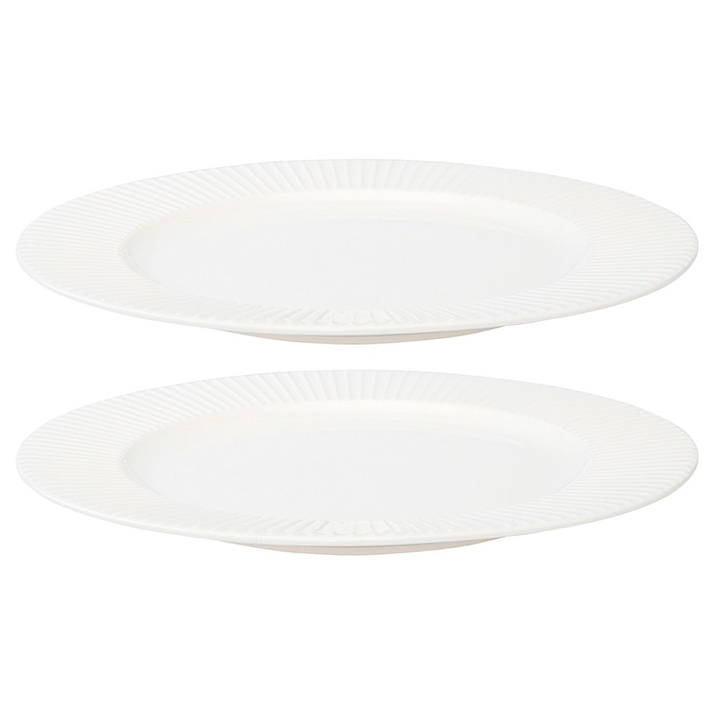 Набор тарелок Soft Ripples, Dual Glazing, Ø27 см, 2 шт