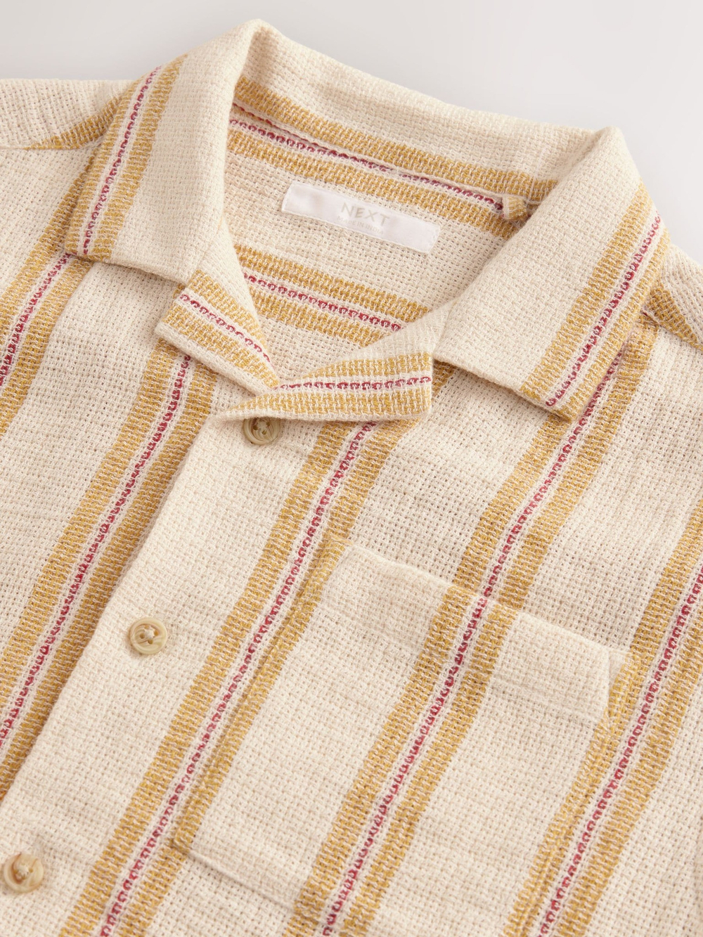 Рубашка для мальчика Next AB7-077, Бежевый, Желтый