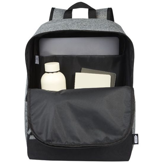 Двухцветный рюкзак для ноутбука 15" Reclaim объемом 14 л, изготовленный из переработанных материалов по стандарту GRS