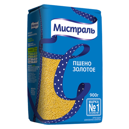 Пшено Мистраль Золотое 900г