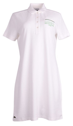 Теннисное платье Lacoste Roland Garros Club Dress - белый