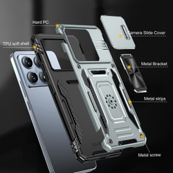 Чехол Safe Case с кольцом и защитой камеры для Xiaomi 14T