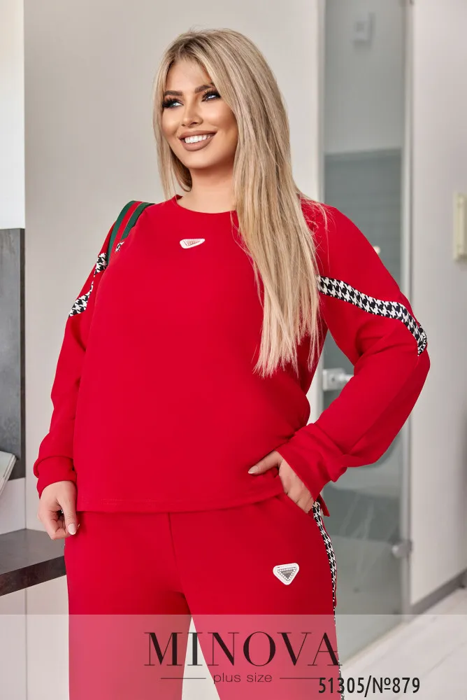 Костюм 879-красный Minova
