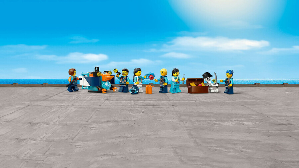 Конструктор LEGO City 60379 Глубоководная исследовательская подводная лодка