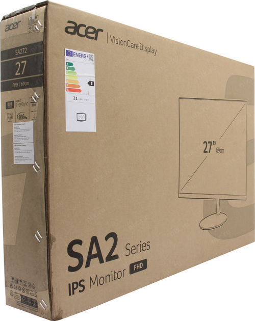 27"    ЖК монитор Acer <UM.HS2EE.E09> SA272Ebi <Black> (LCD,  1920x1080,  D-Sub, HDMI)