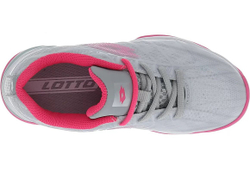 Детские теннисные кроссовки Lotto Mirage 300 III ALR JR - vapor gray/glamour pink
