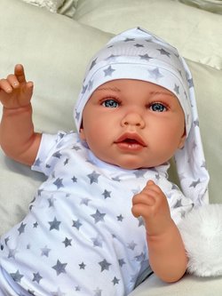 Кукла Реборн Marina and Pau 45cм Luka мягконабивная (M3062)