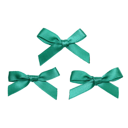 AS19-02, Бантик пришивной 1,3см,цв.зеленый