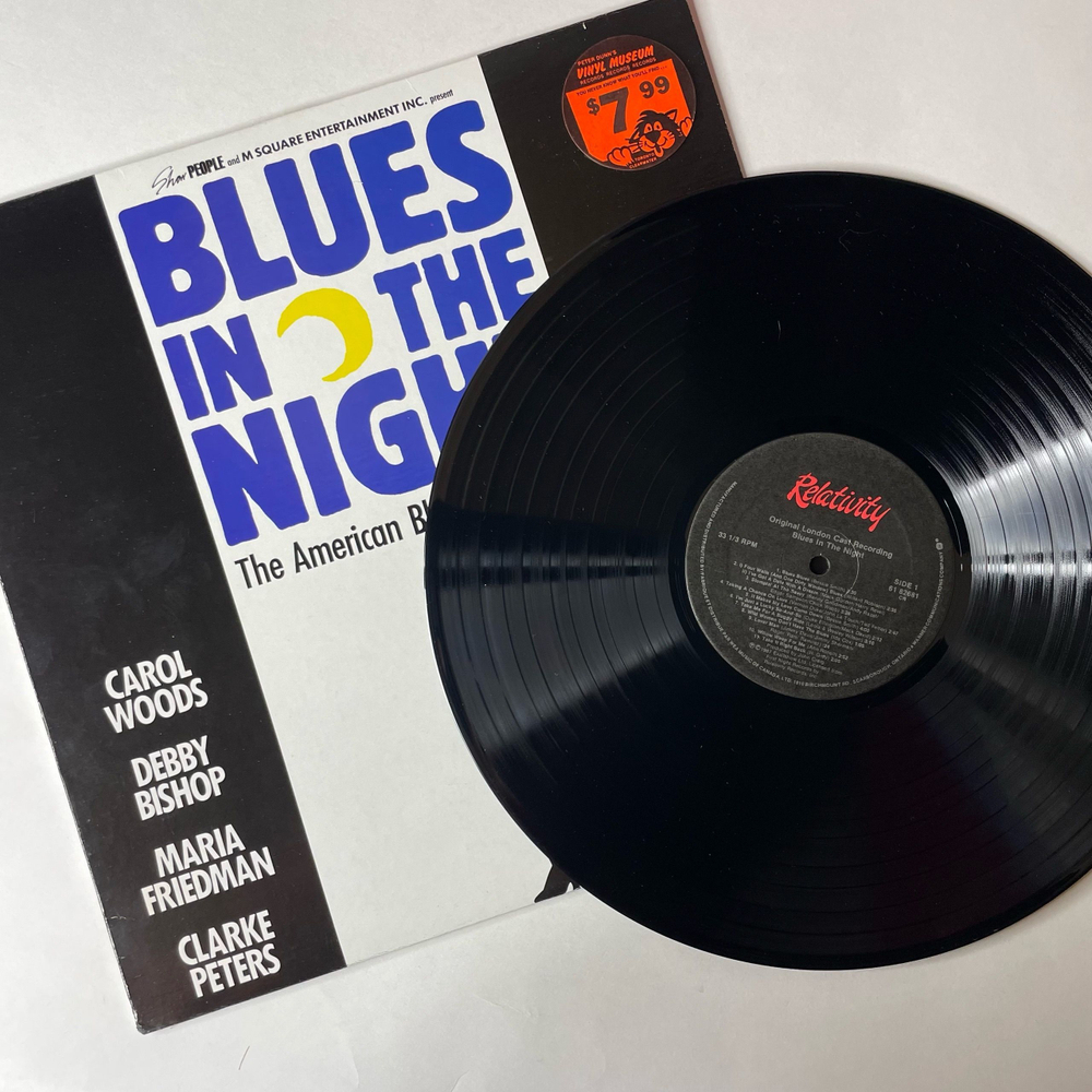 Винтажная виниловая пластинка LP Сборник Джаза и Блюза Sheldon Epps Blues In The Night (Канада 1987)
