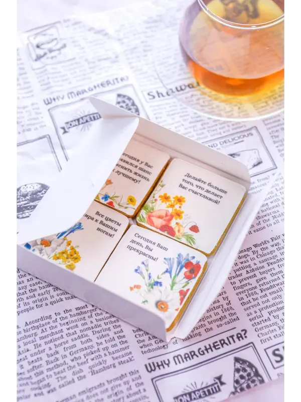 Имбирные пряники с пожеланиями