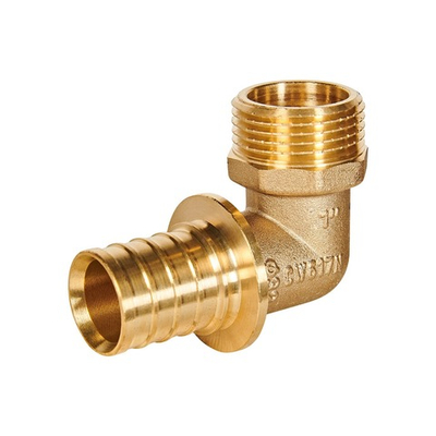 Переход на наружную резьбу угловой ROMMER- 32 x 1" (для труб из сшитого полиэтилена)