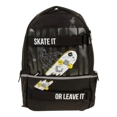 Рюкзак 1 отд. 32x42x14см, уплотн.спинка "Скейт арт" ПЭ (Феникс+)