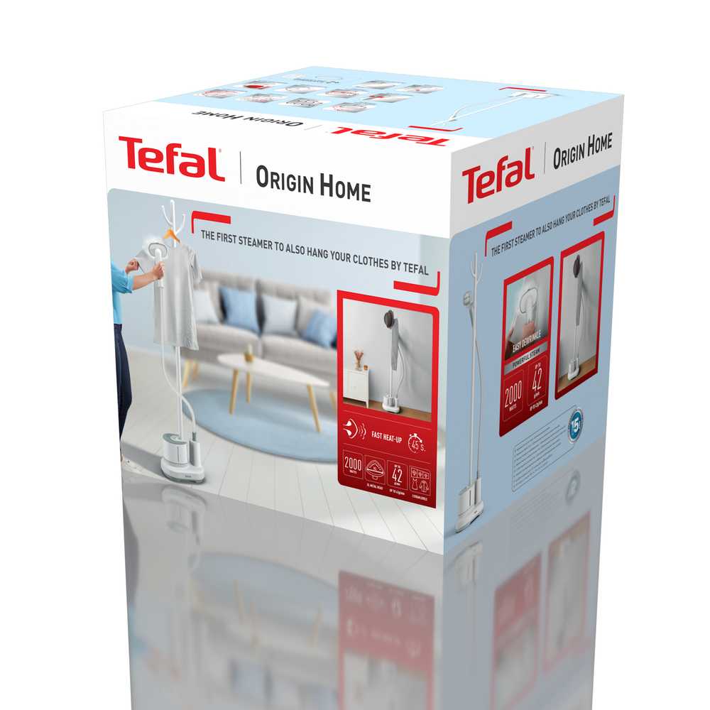 Вертикальный отпариватель с вешалкой Tefal Origin Home IT3274E1